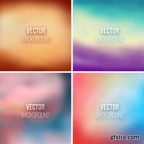 Stock Vector - Colorful Blurred Backgrounds