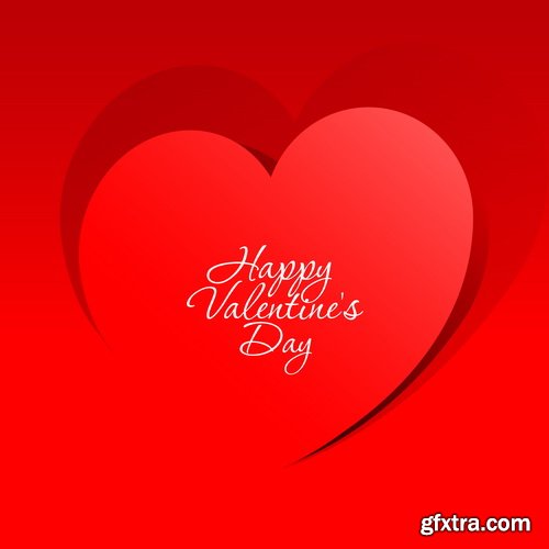 Bright Valentine Day Backgrounds 25xEPS