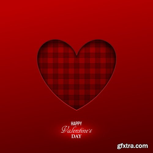 Bright Valentine Day Backgrounds 25xEPS
