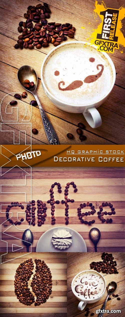 Stock Photo - Decorative Coffee Stock Photo - Decorative Coffee