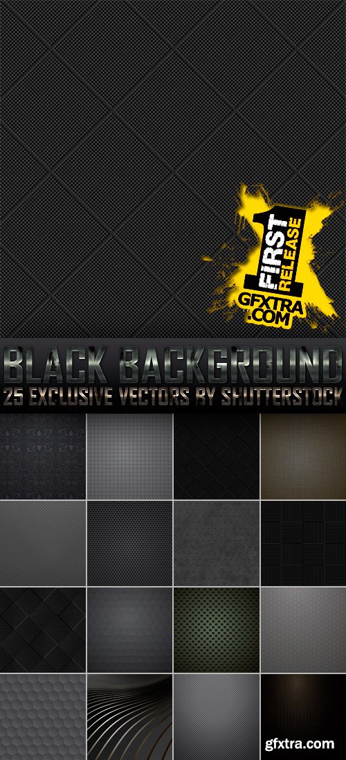 Amazing SS - Black Background (vol.2), 25xEPS Amazing SS - Black Background (vol.2), 25xEPS