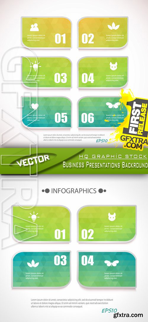 Stock Vector - Business Presentations Backround