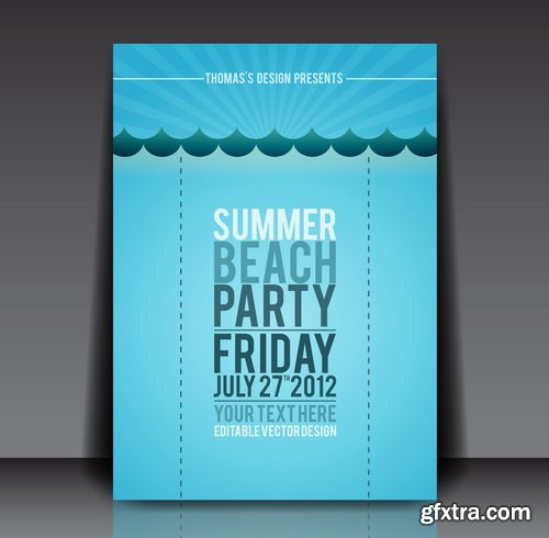 Amazing SS - Back Flyer Template, 25xEPS
