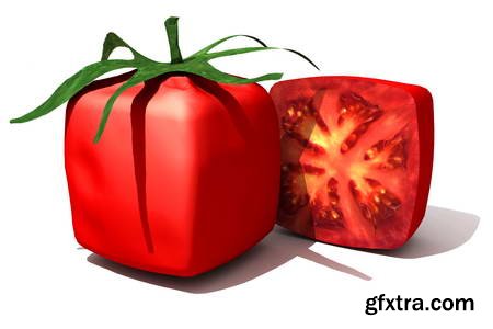 Vegetables and Fruits on White Background 49xJPG