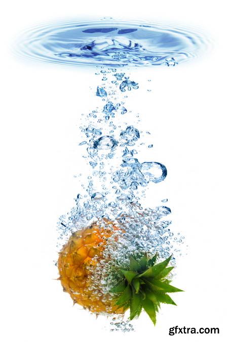 Vegetables and Fruits on White Background 49xJPG