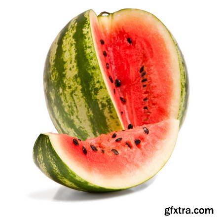 Vegetables and Fruits on White Background 49xJPG