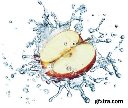 Vegetables and Fruits on White Background 49xJPG