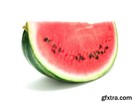 Vegetables and Fruits on White Background 49xJPG