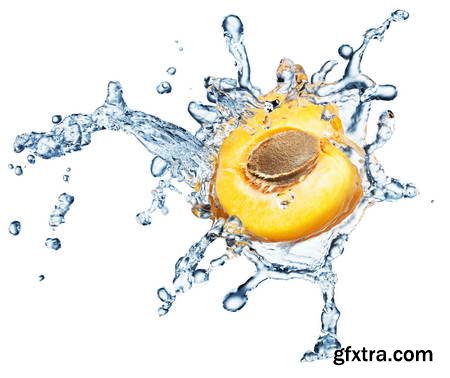 Vegetables and Fruits on White Background 49xJPG