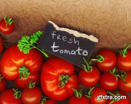 Vegetables and Fruits on White Background 49xJPG