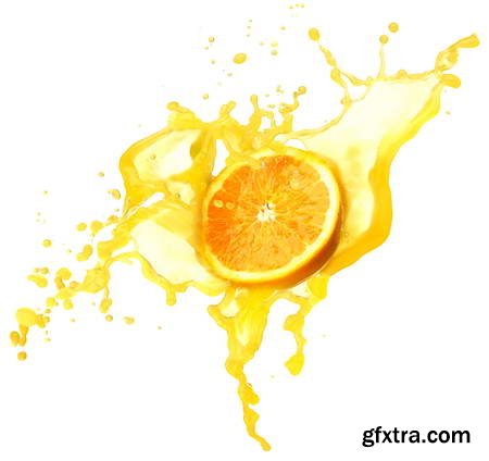 Vegetables and Fruits on White Background 49xJPG