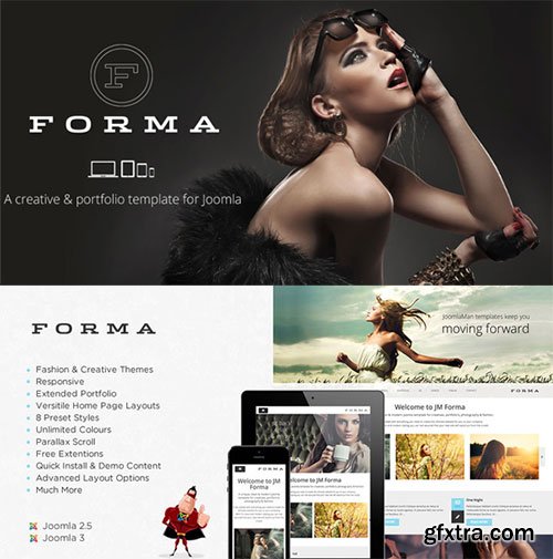 ThemeForest - JM Forma, Responsive Multi Purpose Joomla Template
