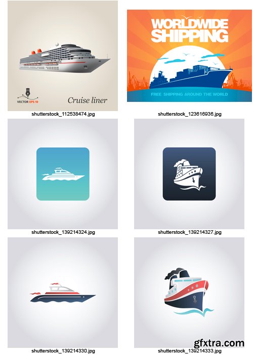 Amazing SS - Sailing &amp; Ships, 25xEPS