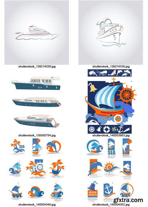 Amazing SS - Sailing &amp; Ships, 25xEPS