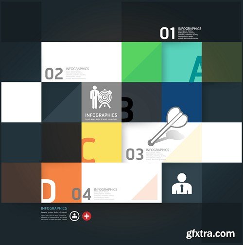 Collection of infographics vol.70, 25xEPS