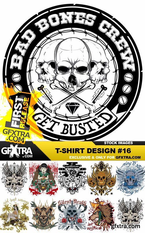 T-Shirt Design #16 - 50xEPS T-Shirt Design #16 - 50xEPS