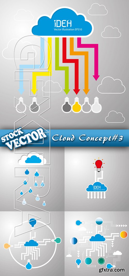 Stock Vector - Cloud Concept#3