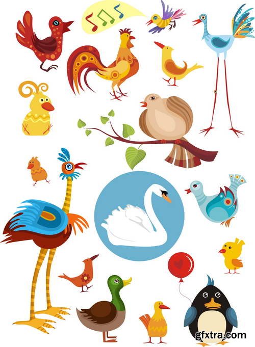 Pretty Animal & Nature Toons 25xEPS