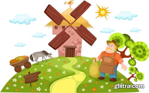 Pretty Animal & Nature Toons 25xEPS