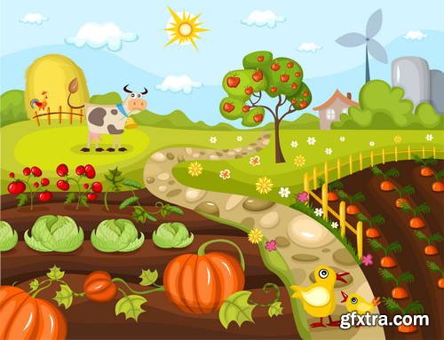 Pretty Animal & Nature Toons 25xEPS