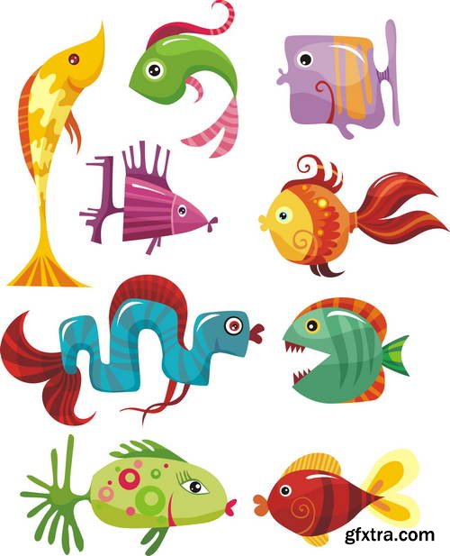 Pretty Animal & Nature Toons 25xEPS