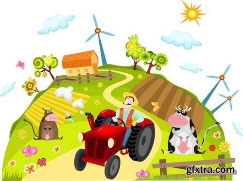 Pretty Animal & Nature Toons 25xEPS