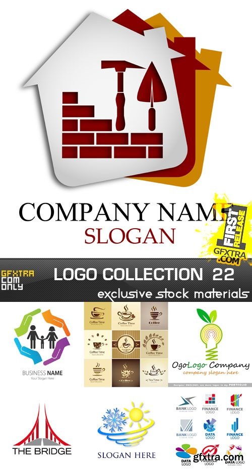 Collection of Logos vol.22, 25xEPS, AI