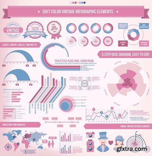 Collection of infographics vol.72, 25xEPS