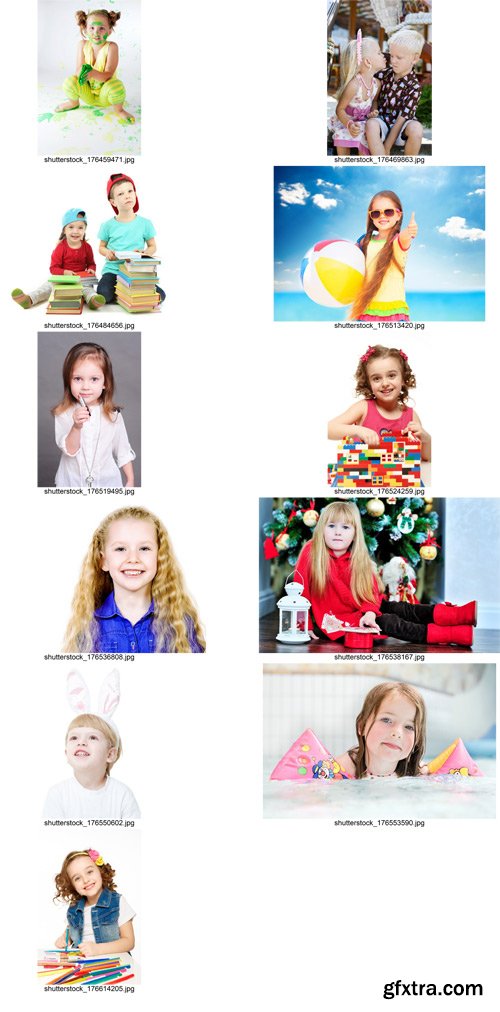Shutterstock - Happy children 2, 25xJpg