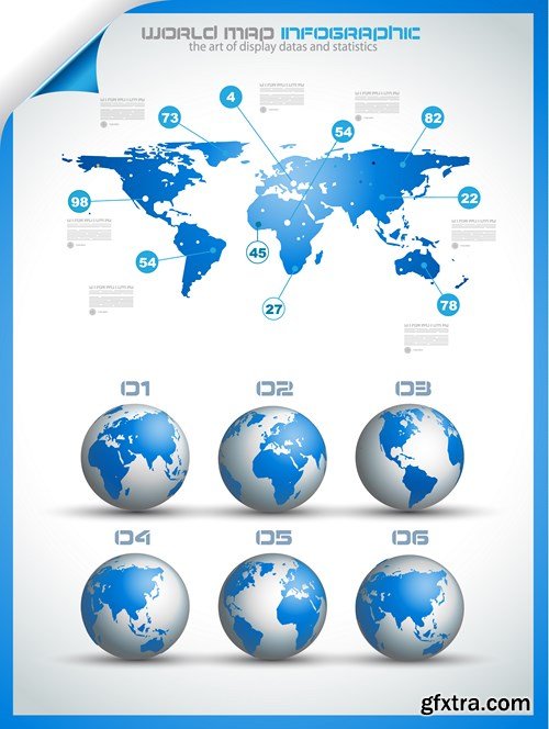 Collection of infographics vol.72, 25xEPS