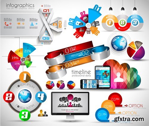 Collection of infographics vol.72, 25xEPS