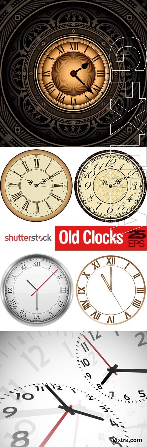 Old Clocks 25xEPS