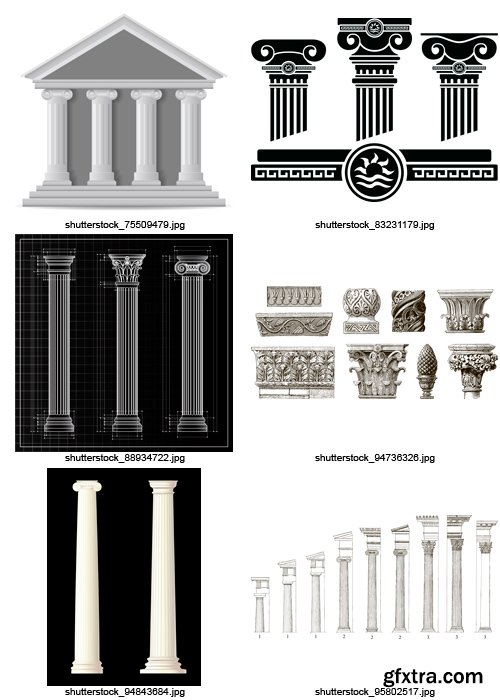 Amazing SS - Ancient Columns (vol.2), 25xEPS