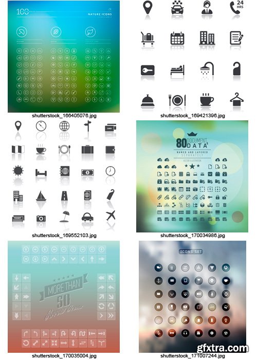 Amazing SS - Set of Black Icons (vol.6), 25xEPS