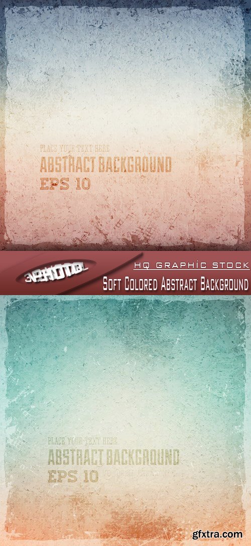 Stock Vector - Soft Colored Abstract Background