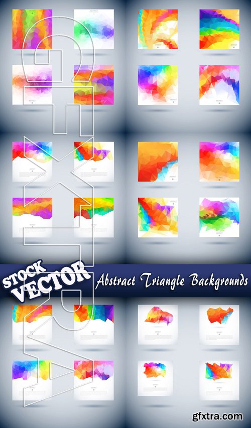 Stock Vector - Abstract Triangle Backgrounds