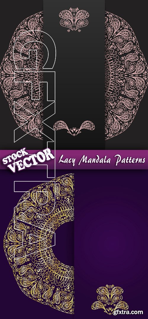 Stock Vector - Lacy Mandala Patterns