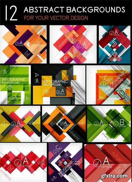 Abstract Backgrounds & Infographics - Mega Collection, 25xEPS Abstract Backgrounds & Infographics - Mega Collection, 25xEPS