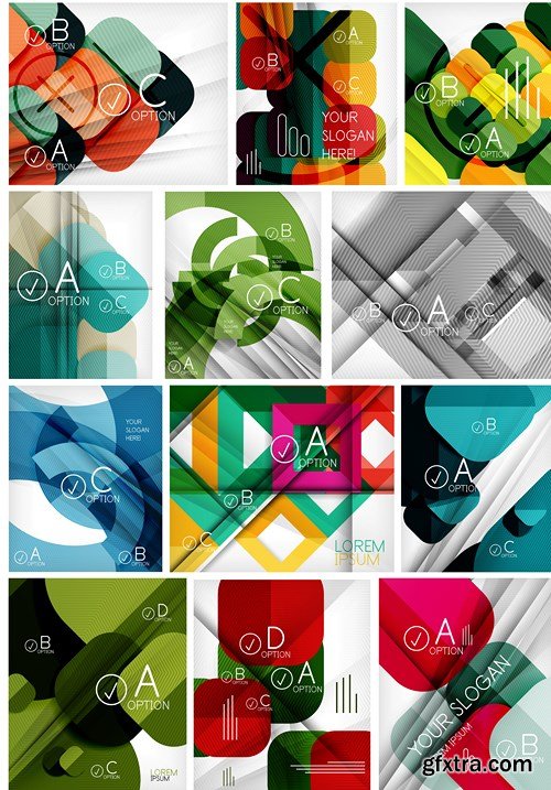 Abstract Backgrounds & Infographics - Mega Collection, 25xEPS Abstract Backgrounds & Infographics - Mega Collection, 25xEPS