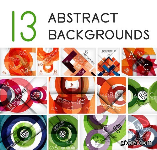 Abstract Backgrounds & Infographics - Mega Collection, 25xEPS Abstract Backgrounds & Infographics - Mega Collection, 25xEPS