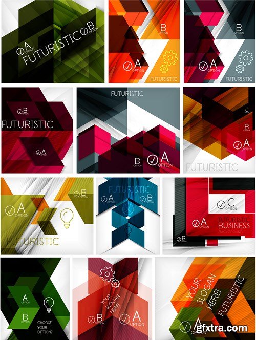 Abstract Backgrounds & Infographics - Mega Collection, 25xEPS Abstract Backgrounds & Infographics - Mega Collection, 25xEPS