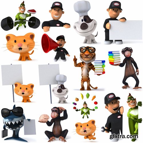 3D Characters - 25 HQ Images