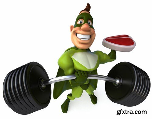 3D Characters - 25 HQ Images