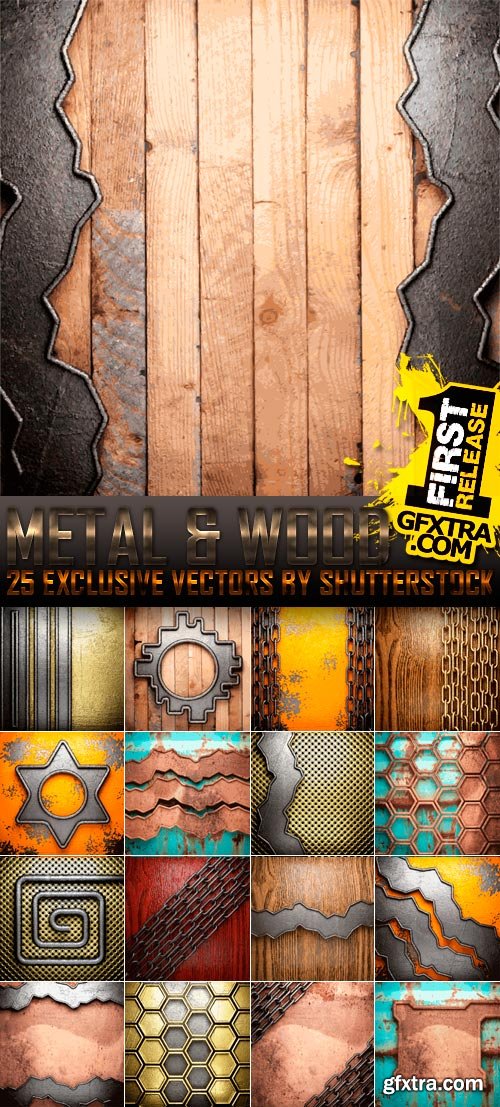 Amazing SS - Metal &amp; Wood, 25xEPS