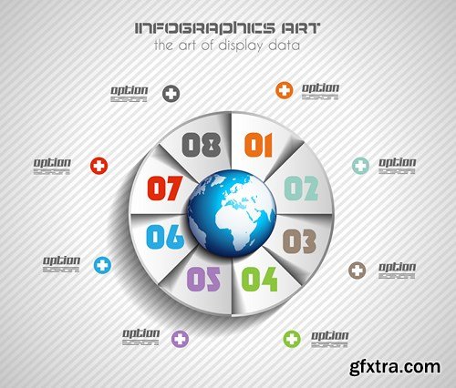 Collection of infographics vol.75, 25xEPS