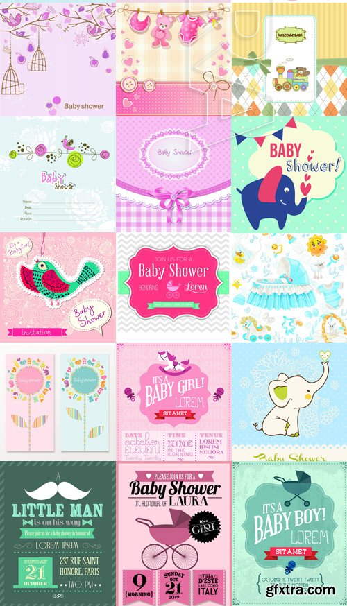 Amazing SS - baby shower 2, 25xEPS