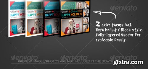 Photo Collage Holiday Greeting Card - 5505083
