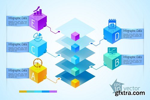 Collection of infographics vol.78, 25xEPS