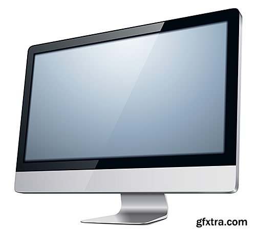 TV Monitor, panel plasma - VectorStock