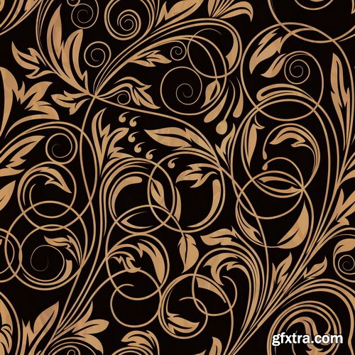 Floral Patterns #2, 25xEPS